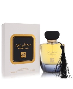 Musky Oud by Rihanah Eau De Parfum Spray (Unisex) 3.4 oz (Men)