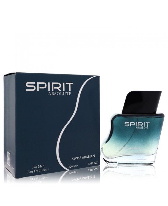 Swiss Arabian Spirit Absolute by Swiss Arabian Eau De Toilette Spray 3.4 oz (Men)