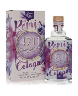 4711 Remix Lavender by 4711 Eau De Cologne Spray (Unisex) 3.4 oz (Men)