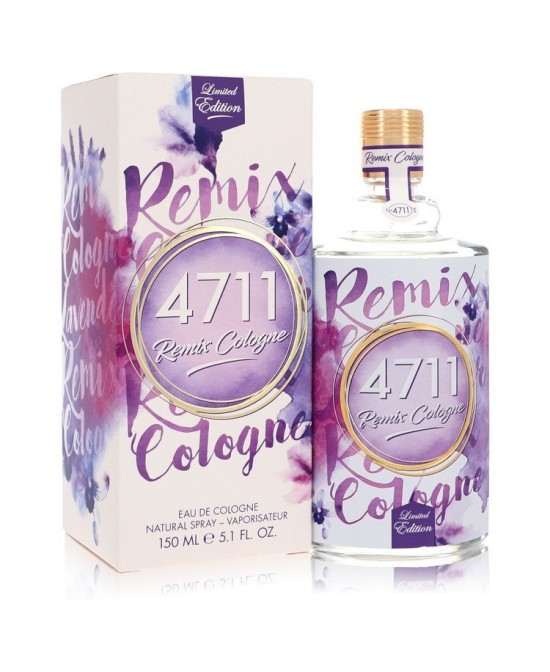 4711 Remix Lavender by 4711 Eau De Cologne Spray (Unisex) 5.1 oz (Men)