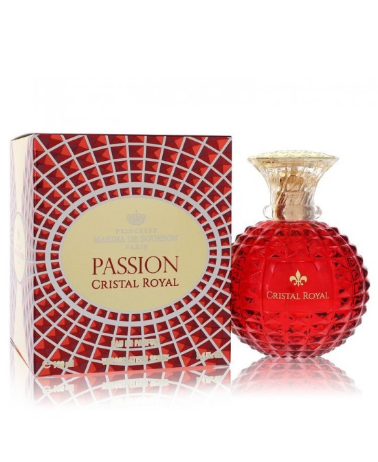 Marina De Bourbon Cristal Royal Passion by Marina De Bourbon Eau De Parfum Spray 3.4 oz (Women)