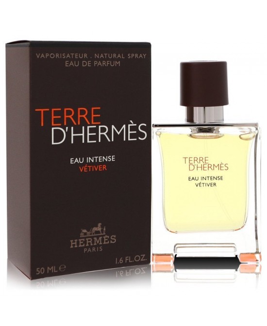 Terre D'hermes Eau Intense Vetiver by Hermes Eau De Parfum Spray 1.7 oz (Men)