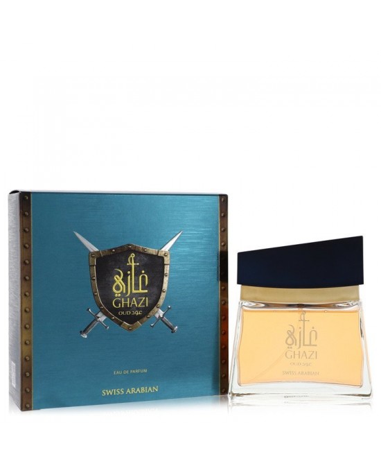 Swiss Arabian Ghazi Oud by Swiss Arabian Eau De Parfum Spray 3.4 oz (Men)