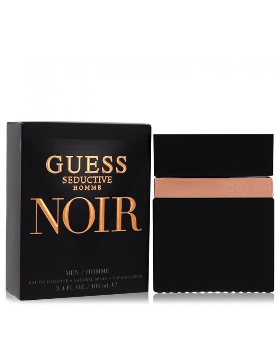 Guess Seductive Homme Noir by Guess Eau De Toilette Spray 3.4 oz (Men)