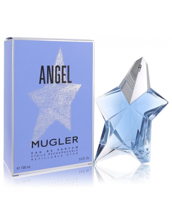 Angel by Thierry Mugler Standing Star Eau De Parfum Spray Refillable 3.4 oz (Women)