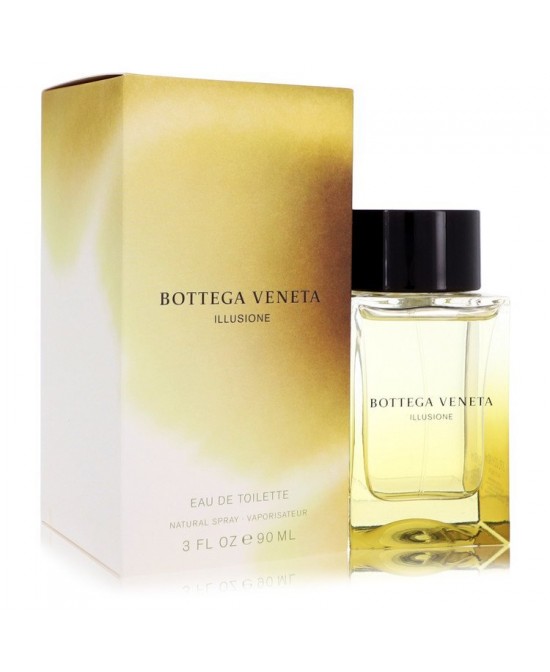 Bottega Veneta Illusione by Bottega Veneta Eau De Toilette Spray 3 oz (Men)