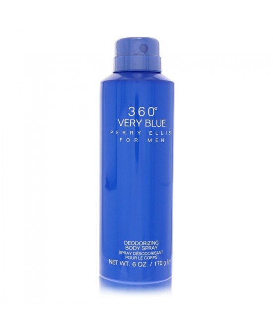 Perry Ellis 360 Very Blue by Perry Ellis Body Spray (unboxed) 6.8 oz (Men)