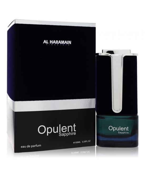 Al Haramain Opulent Sapphire by Al Haramain Eau De Parfum Spray (Unisex) 3.3 oz (Women)