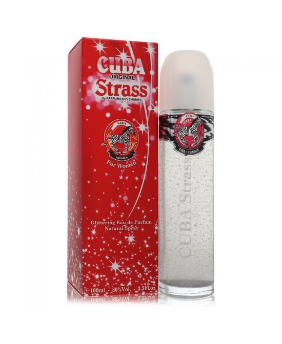 Cuba Strass Zebra by Fragluxe Eau De Parfum Spray 3.4 oz (Women)