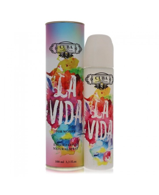 Cuba La Vida by Cuba Eau De Parfum Spray 3.3 oz (Women)