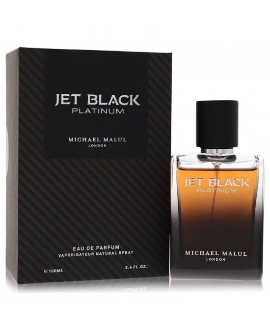 Jet Black Platinum by Michael Malul Eau De Parfum Spray 3.4 oz (Men)