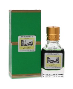 Jannet El Firdaus by Swiss Arabian Concentrated Perfume Oil Free From Alcohol (Unisex Black Edition Floral Attar) .30 oz (Men)