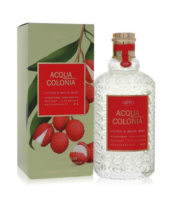 4711 Acqua Colonia Lychee & White Mint by 4711 Eau De Cologne Spray (unisex) 5.7 oz (Women)