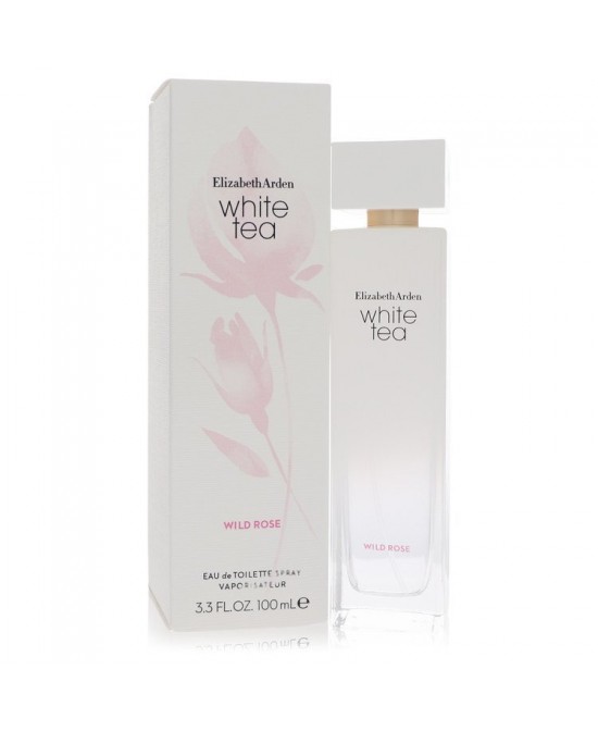 White Tea Wild Rose by Elizabeth Arden Eau De Toilette Spray 3.3 oz (Women)