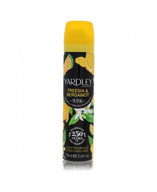 Yardley Freesia & Bergamot by Yardley London Body Fragrance Spray 2.6 oz (Women)