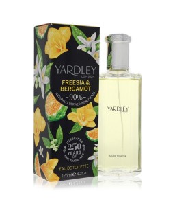 Yardley Freesia & Bergamot by Yardley London Eau De Toilette Spray 4.2 oz (Women)