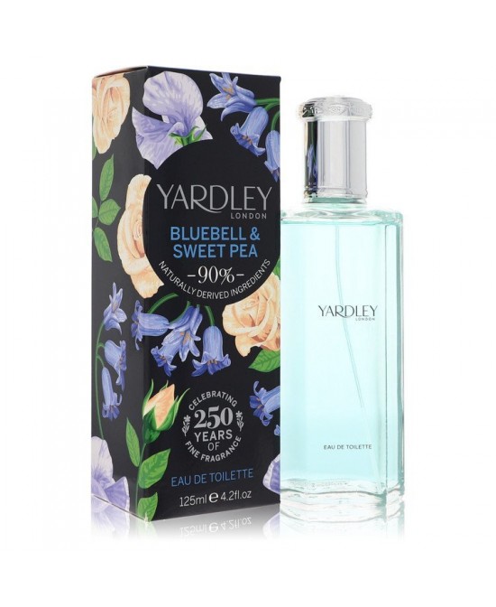 Yardley Bluebell & Sweet Pea by Yardley London Eau De Toilette Spray 4.2 oz (Women)