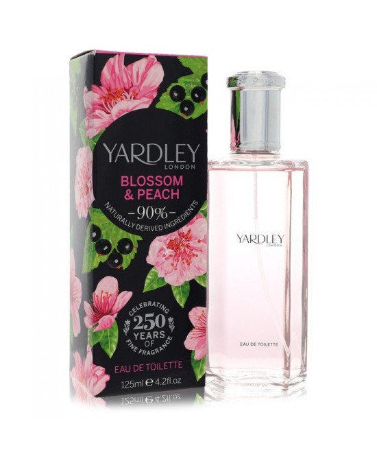 Yardley Blossom & Peach by Yardley London Eau De Toilette Spray 4.2 oz (Women)