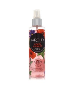 Yardley Poppy & Violet by Yardley London Body Mist 6.8 oz (Women)