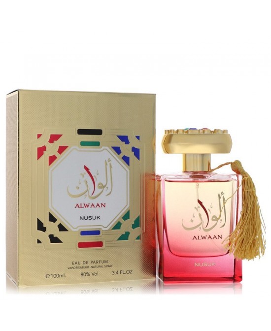 Alwaan by Nusuk Eau De Parfum Spray (Unisex) 3.4 oz (Women)