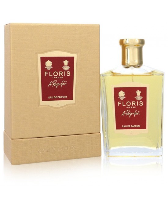 Floris A Rose For by Floris Eau De Parfum Spray (Unisex) 3.4 oz (Women)