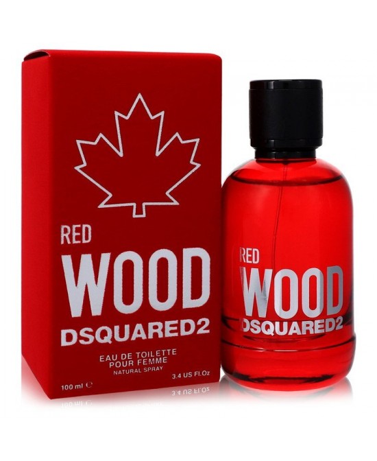 Dsquared2 Red Wood by Dsquared2 Eau De Toilette Spray 3.4 oz (Women)