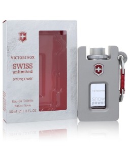 Swiss Unlimited Snowpower by Swiss Army Eau De Toilette Spray 1 oz (Men)