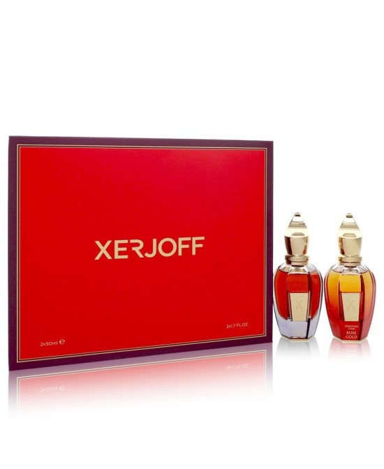 Shooting Stars Amber Gold & Rose Gold by Xerjoff Gift Set -- 1.7 oz EDP in Amber Gold + 1.7 oz EDP in Rose Gold (Women)