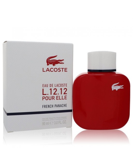 Eau De Lacoste L.12.12 Pour Elle French Panache by Lacoste Eau De Toilette Spray 3 oz (Women)