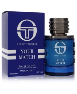 Sergio Tacchini Your Match by Sergio Tacchini Eau De Toilette Spray 3.3 oz (Men)