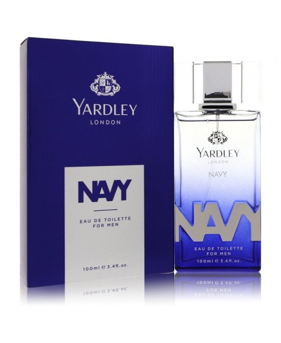 Yardley Navy by Yardley London Eau De Toilette Spray 3.4 oz (Men)