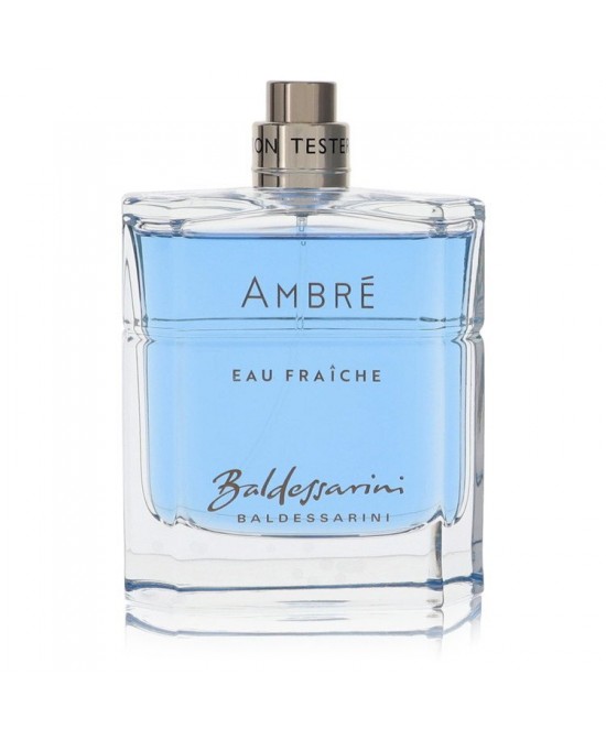 Baldessarini Ambre Eau Fraiche by Hugo Boss Eau De Toilette Spray (Tester) 3 oz (Men)