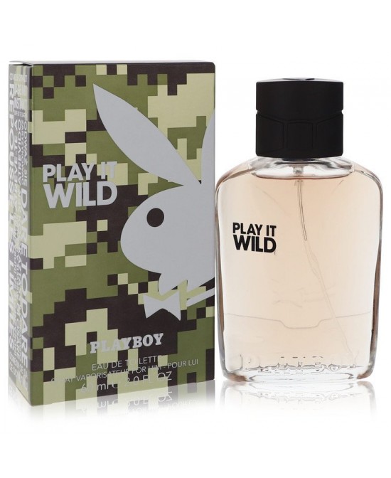 Playboy Play It Wild by Playboy Eau De Toilette Spray 2 oz (Men)