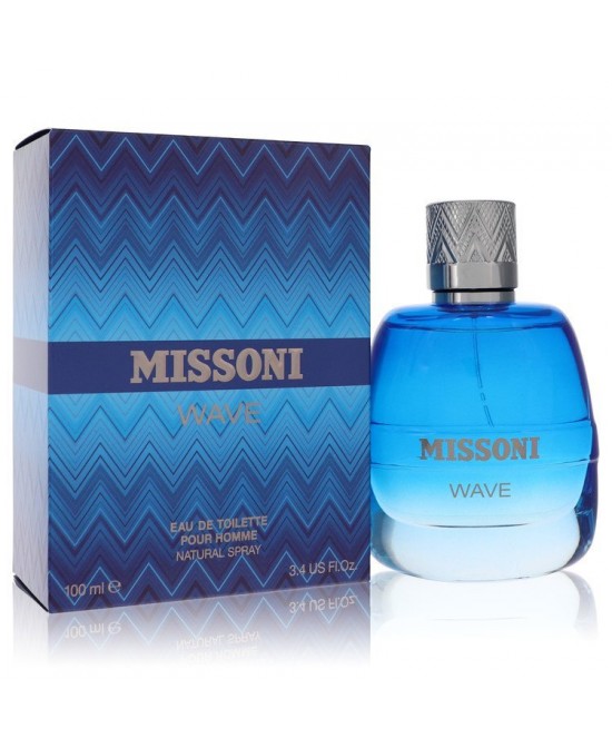 Missoni Wave by Missoni Eau De Toilette Spray 3.4 oz (Men)