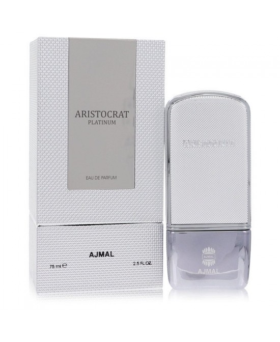 Ajmal Aristocrat Platinum by Ajmal Eau De Parfum Spray 2.5 oz (Men)