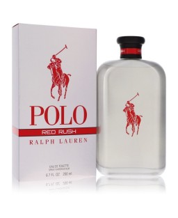 Polo Red Rush by Ralph Lauren Eau De Toilette Spray 6.7 oz (Men)