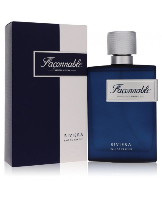 Faconnable Riviera by Faconnable Eau De Parfum Spray 3 oz (Men)