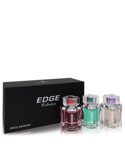 Edge Intense by Swiss Arabian Gift Set -- Edge 3.4 oz Eau De Parfum Spray for Women + Edge Intense 3.4 oz Eau De Parfum Spray for Women + Edge Intense 3.4 oz Eau De Toilette Spray for Men (Women)