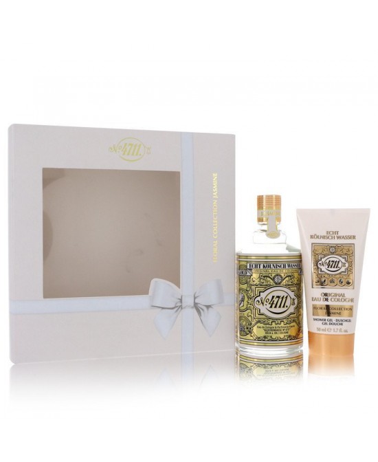 4711 Floral Collection Jasmine by 4711 Gift Set (Unisex) -- 3.4 oz Cologne Spray + 1.7 oz Shower Gel (Men)