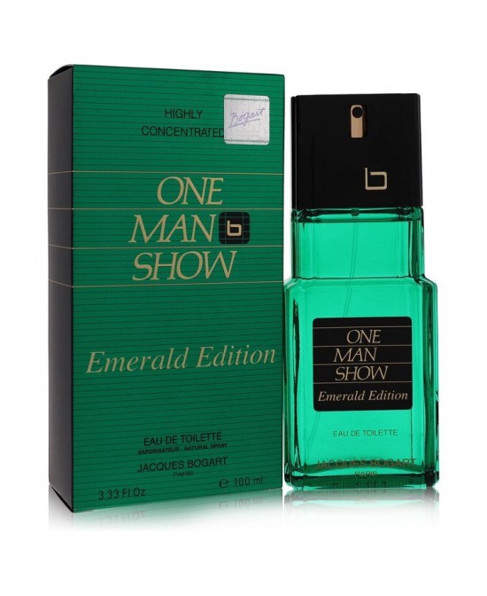 One Man Show Emerald by Jacques Bogart Eau De Toilette Spray 3.4 oz (Men)