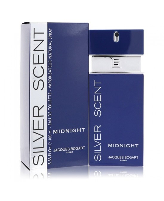 Silver Scent Midnight by Jacques Bogart Eau De Toilette Spray 3.4 oz (Men)