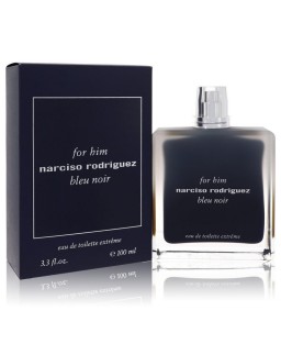 Narciso Rodriguez Bleu Noir Extreme by Narciso Rodriguez Eau De Toilette Spray 3.3 oz (Men)