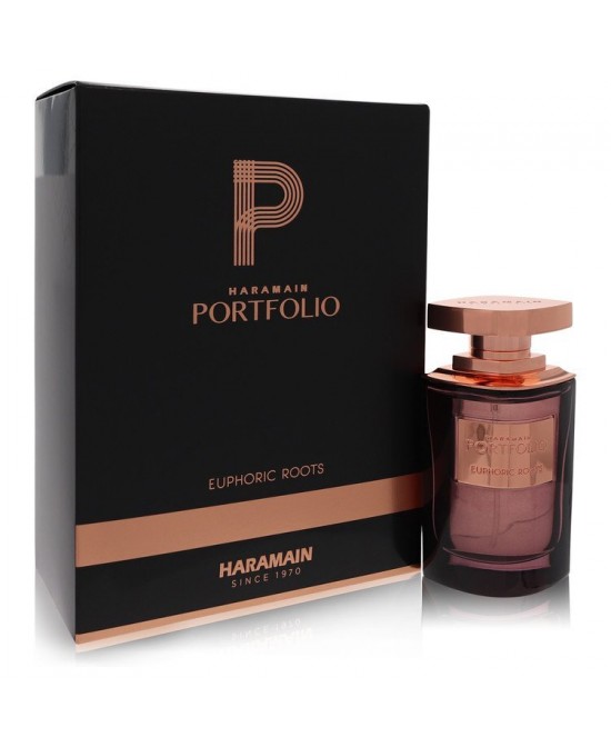 Al Haramain Portfolio Euphoric Roots by Al Haramain Eau De Parfum Spray (Unisex) 2.5 oz (Men)