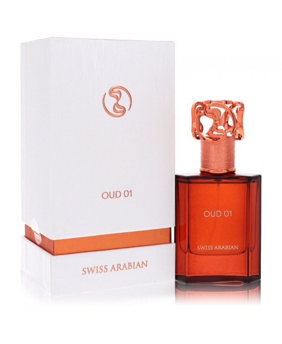 Swiss Arabian Oud 01 by Swiss Arabian Eau De Parfum Spray (Unisex) 1.7 oz (Men)