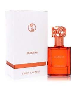 Swiss Arabian Amber 01 by Swiss Arabian Eau De Parfum Spray (Unisex) 1.7 oz (Men)