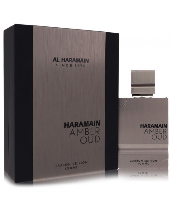 Al Haramain Amber Oud Carbon Edition by Al Haramain Eau De Parfum Spray (Unisex) 3.4 oz (Men)