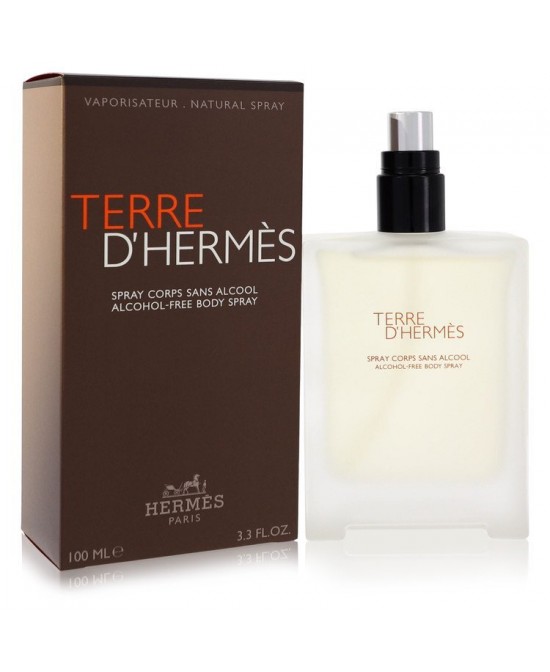 Terre D'Hermes by Hermes Body Spray (Alcohol Free) 3.3 oz (Men)