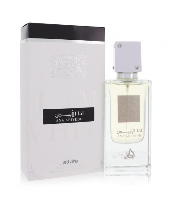 Ana Abiyedh I Am White by Lattafa Eau De Parfum Spray (Unisex) 2 oz (Women)