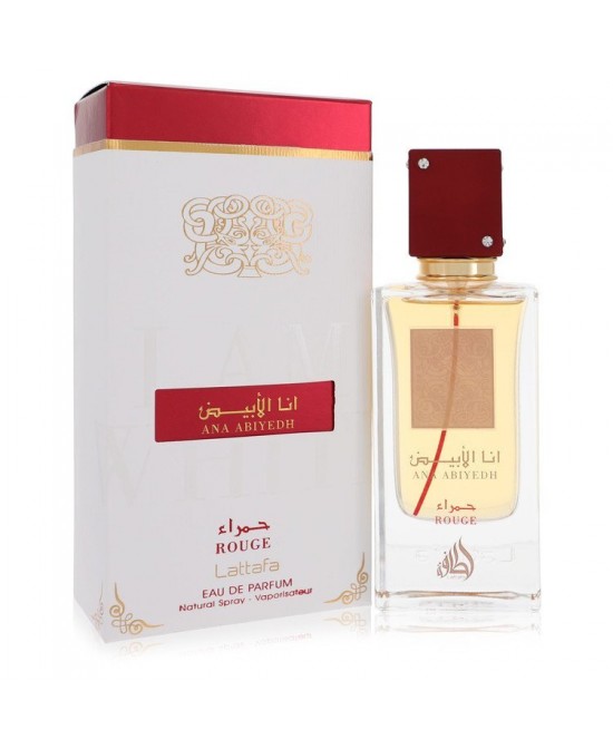 Ana Abiyedh I Am White Rouge by Lattafa Eau De Parfum Spray (Unisex) 2 oz (Women)