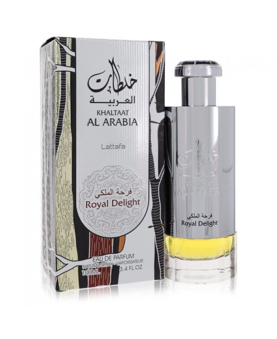 Khaltat Al Arabia Delight by Lattafa Eau De Parfum Spray (Unisex) 3.4 oz (Women)